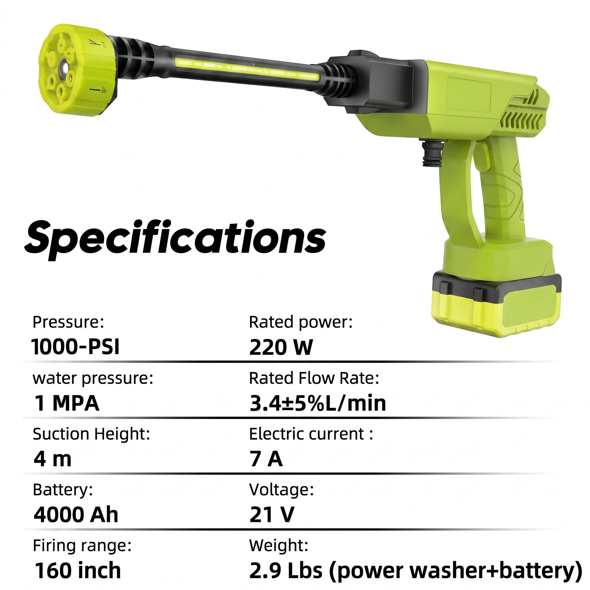TurboClean Cordless Pressure Washer
